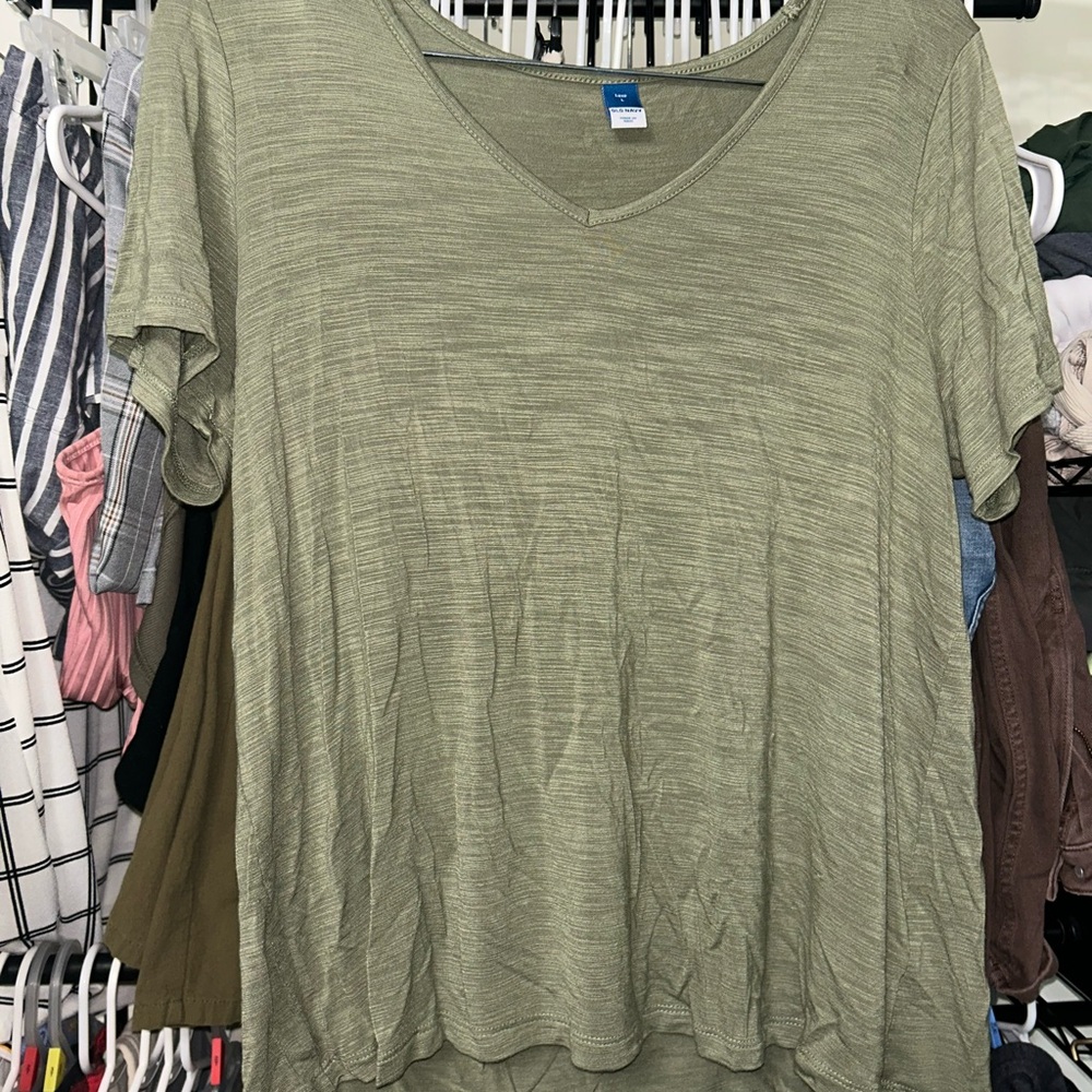 Old Navy Green Relaxed Short Sleeve T-Shirt